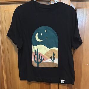 Black Graphic Kids T-Shirt